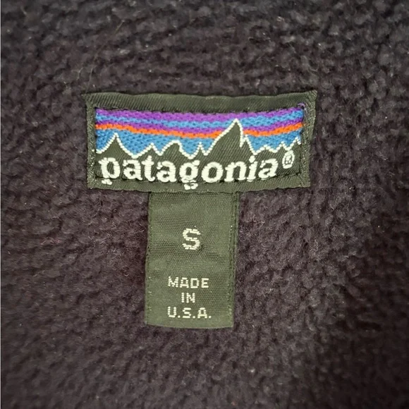 VINTAGE Patagonia fleece lined jacket red Small - Picture 2 of 4